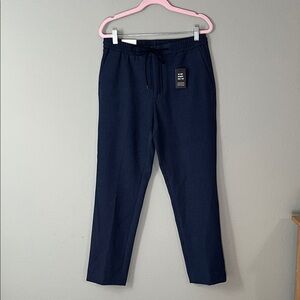 Express Men’s Blue Plaid Slim Casual Dress Pants size 30x30